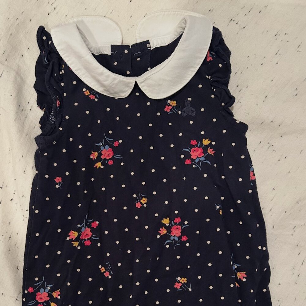 6-12 month baby girl BabyGap bundle, florals (6 onesies)